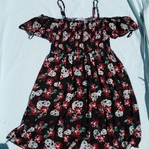 Floral Sugar Skull Dress